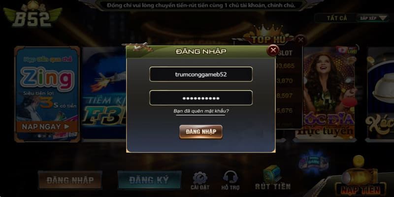 Những mẹo bảo vệ tài khoản khi Đăng nhập B52club